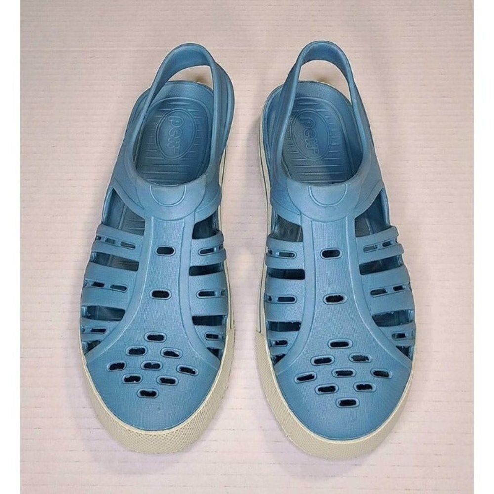 New PEX Light Blue Cutout Del Ray Flexible Lightweight Waterproof Sandal Size 11